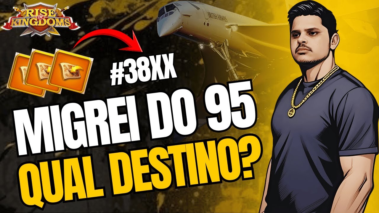 MIGREI MINHA CONTA ADEUS #3695? | RISE OF KINGDOMS | MarquesRok