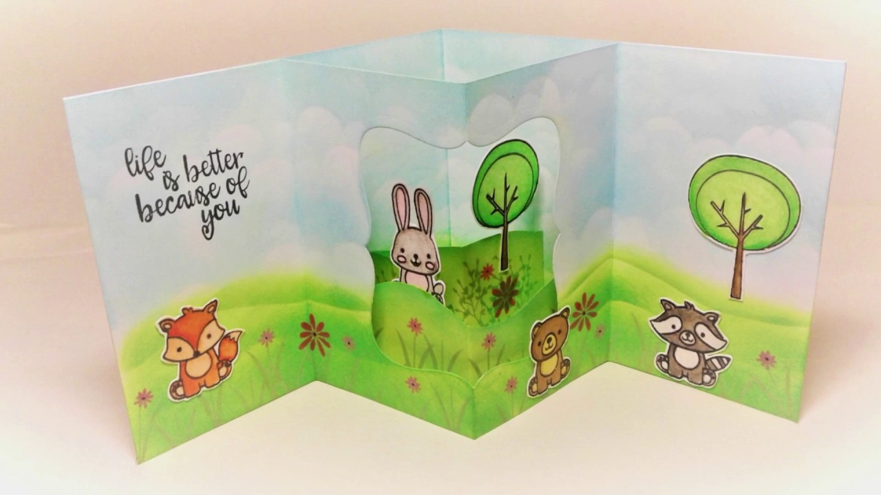 Tarjeta Pop Up o 3D  -Zona Scrapera