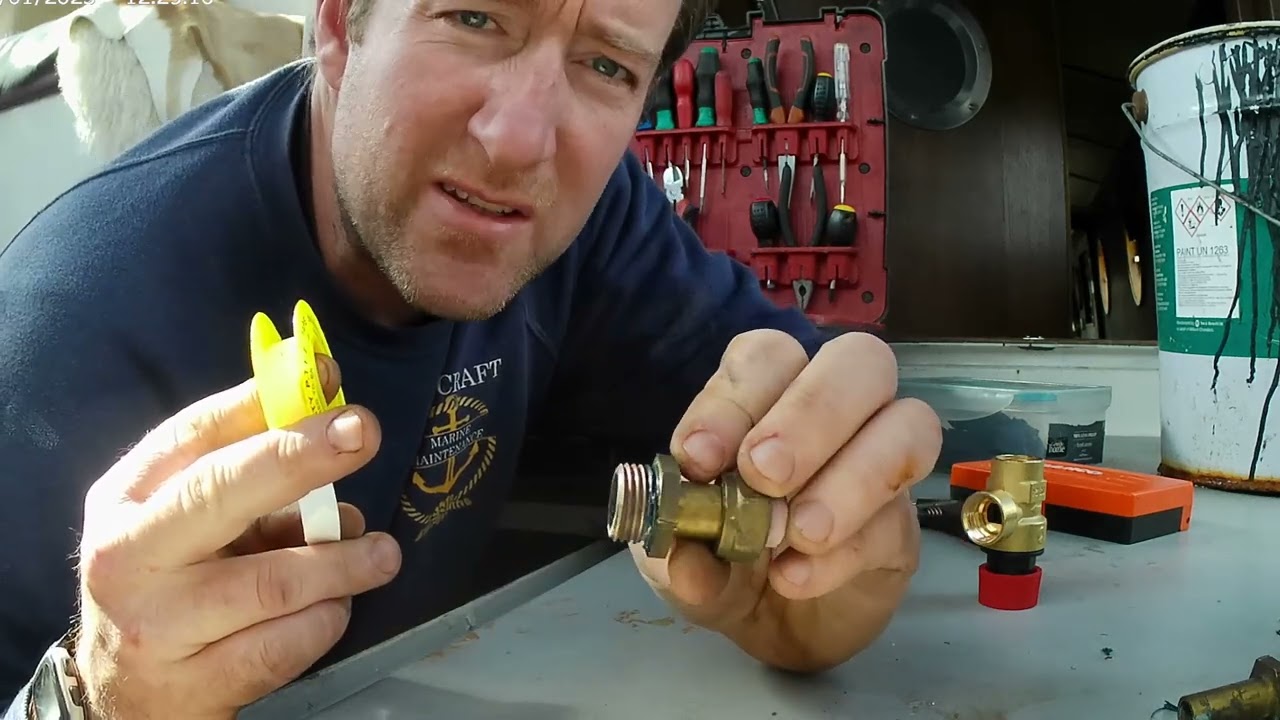 How to change a pressure valve on calorifier