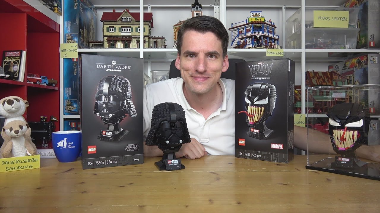 Bedrohliche Details und eine Kiefer-Situation: LEGO® 75304 & 76187 Darth Vader und sein Kumpel Venom