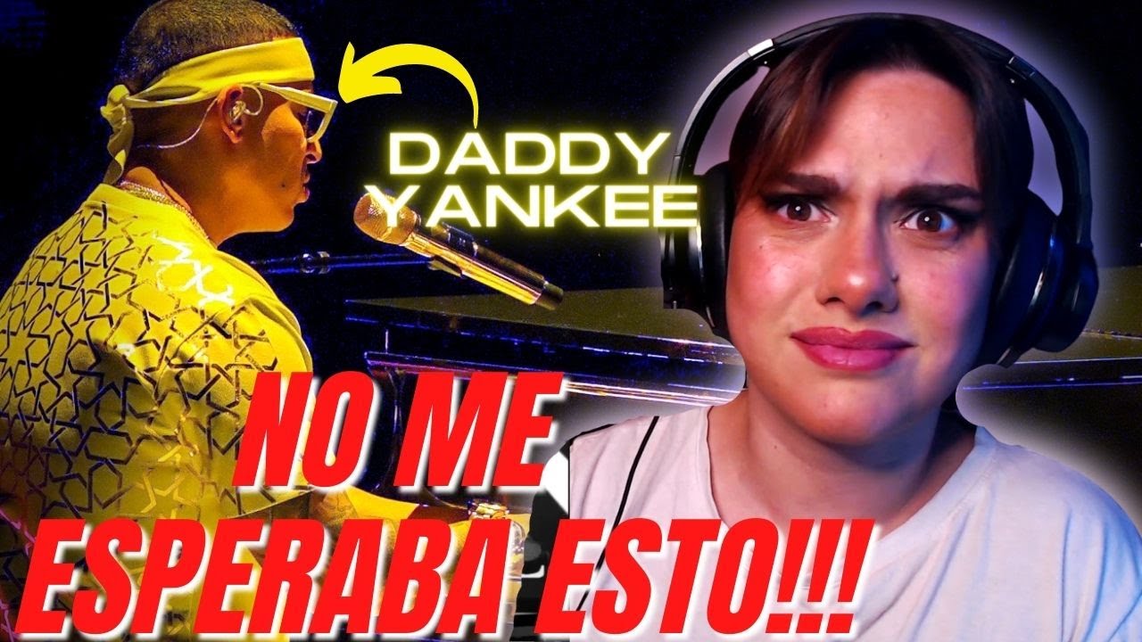 COMIENDONOS LOS PREJUICIOS!!! | DADDY YANKEE CANTANDO EN VIVO | REACCCIÓN Y ANÁLISIS VOCAL