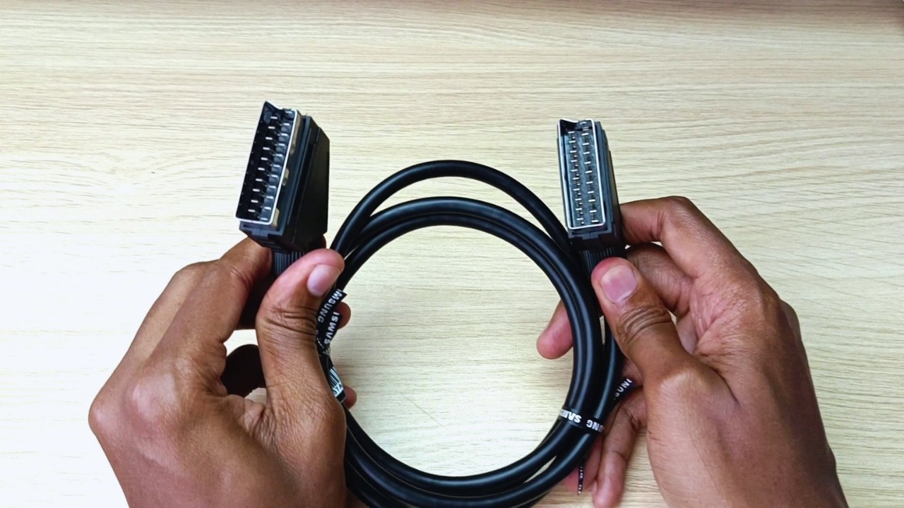 SCART, The easiest analog video cable & port to connect, How to