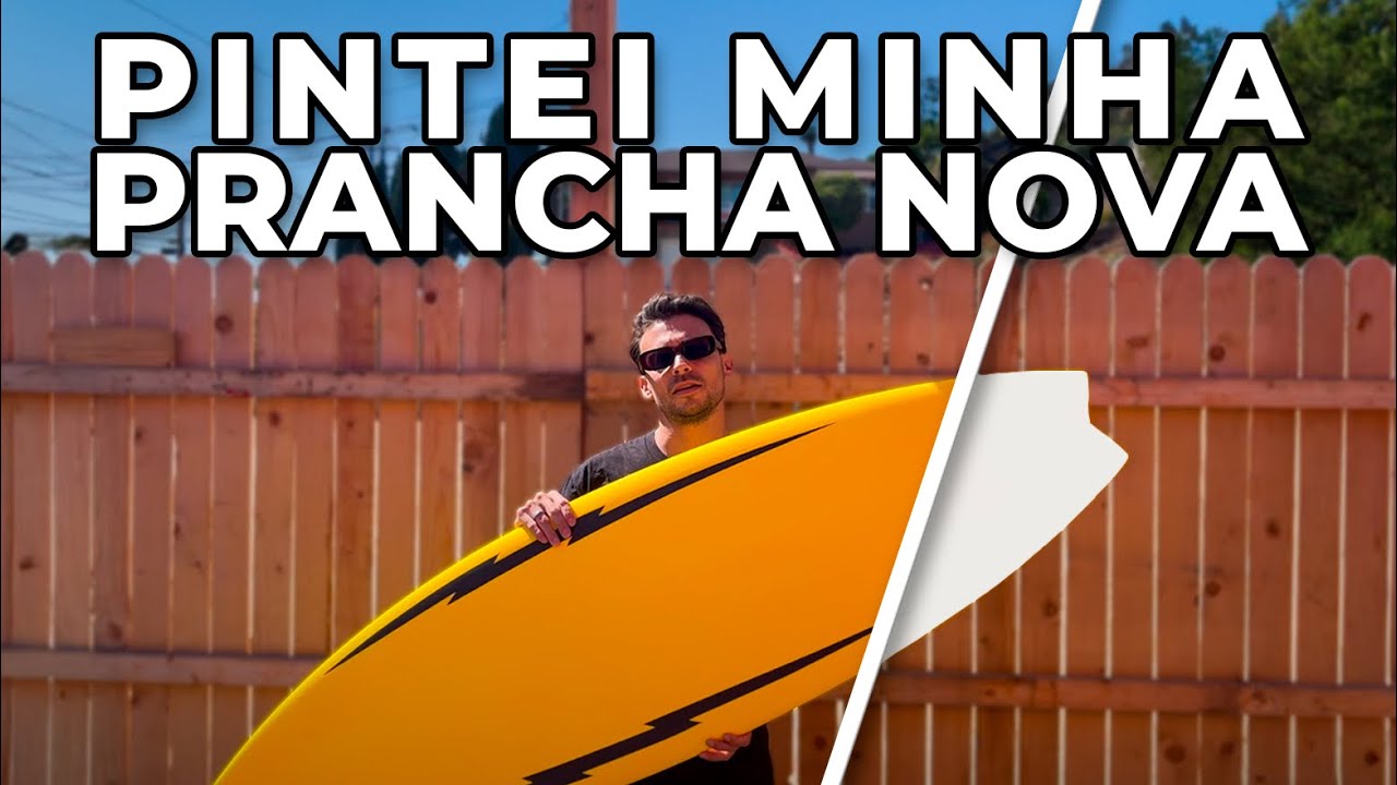 Pintura da Prancha de Surfe com Aerógrafo - Passo a Passo