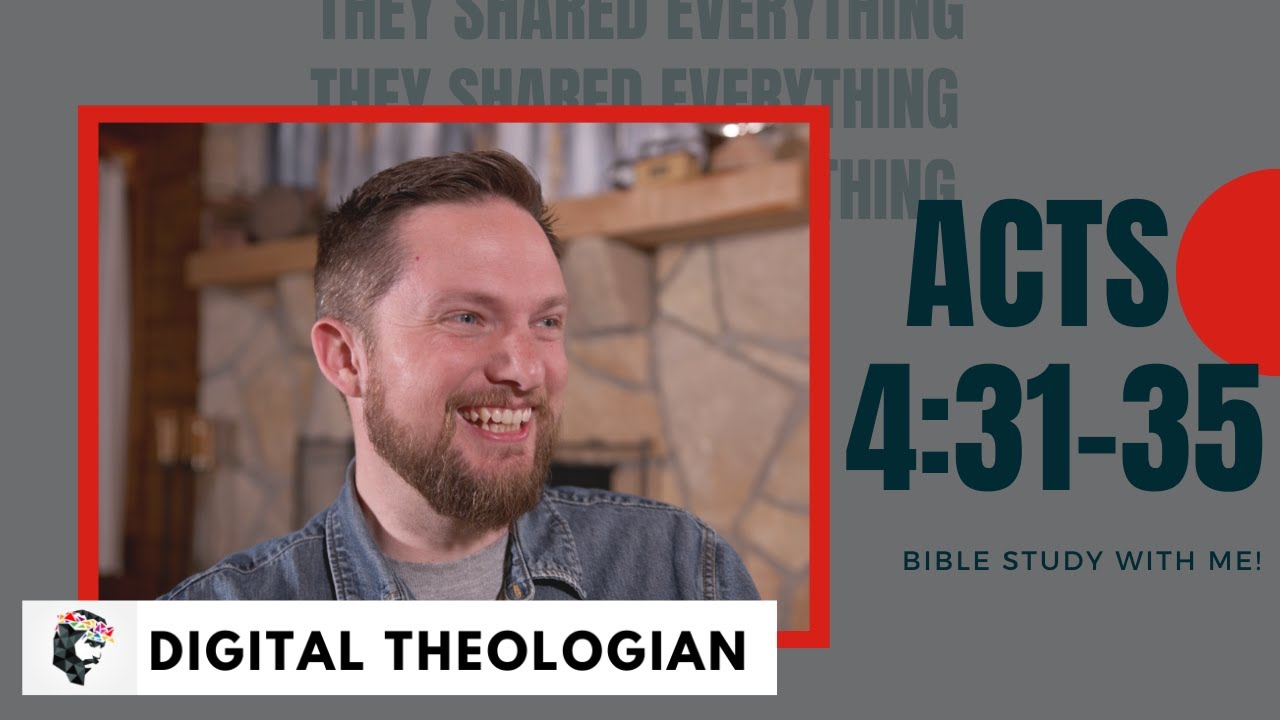 Acts 4:31-35 Bible Study with Me #acts4 #biblestudy #biblestudywithme #actsbiblestudy