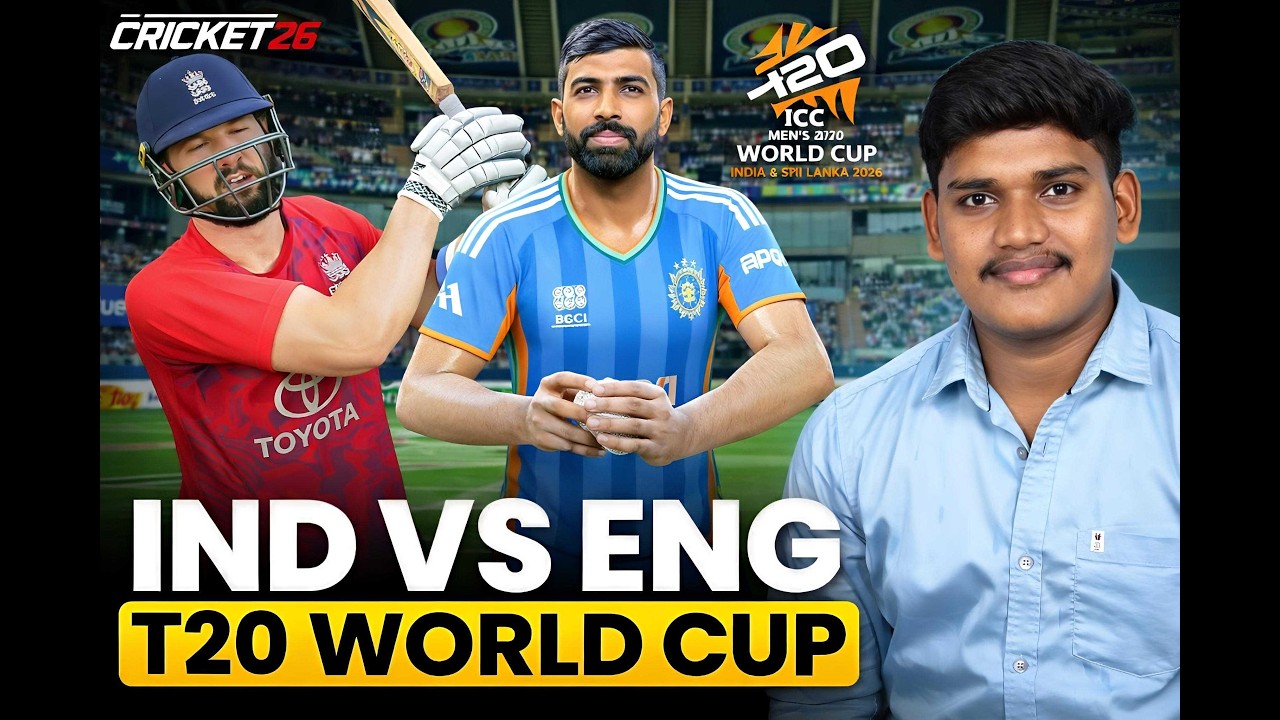 T20 World cup 2026 | India vs England  Cricket 26 PC Gameplay#shorts #shortsfeeds #cricket26gameplay