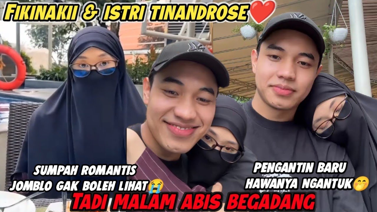 Ternyata.!! fikinaki & istri tinandrose makin romantis ya🤭pengantin baru hawanya ngantuk manja terus