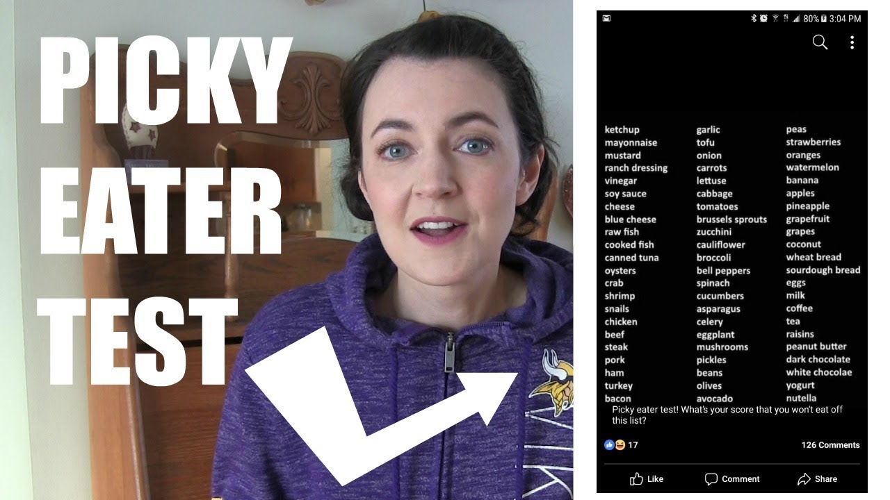 Picky Eater Test!