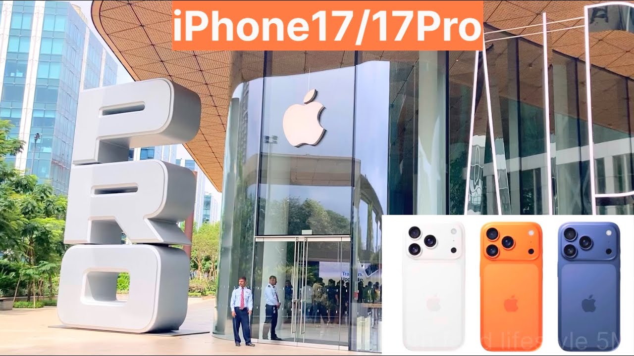 iPhone 17 Pro at Apple BKC Mumbai | iPhone 17 experience at Apple store | BKC Mumbai Apple Store
