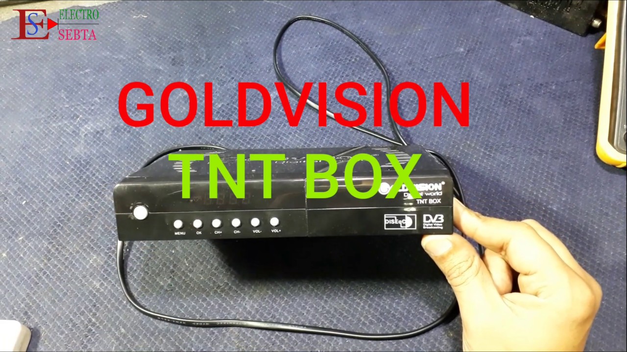 اصلاح جهاز استقبال GOLDVISION TNT BOX  HD متوقف على BOOT