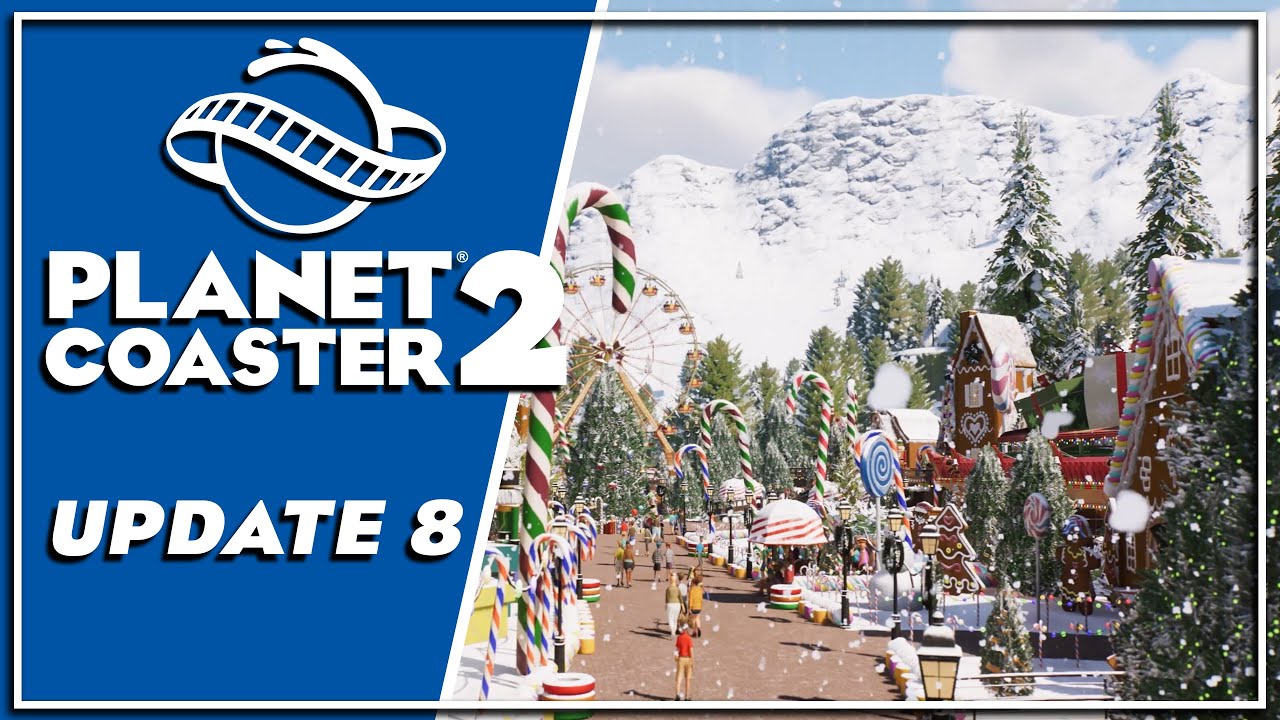 ❄️ De la NEIGE, 🎄 NOEL  et des DINGUERIES 😮 pour cette M&agrave;J ! | UPDATE 8 | PLANET COASTER 2 | APERCU
