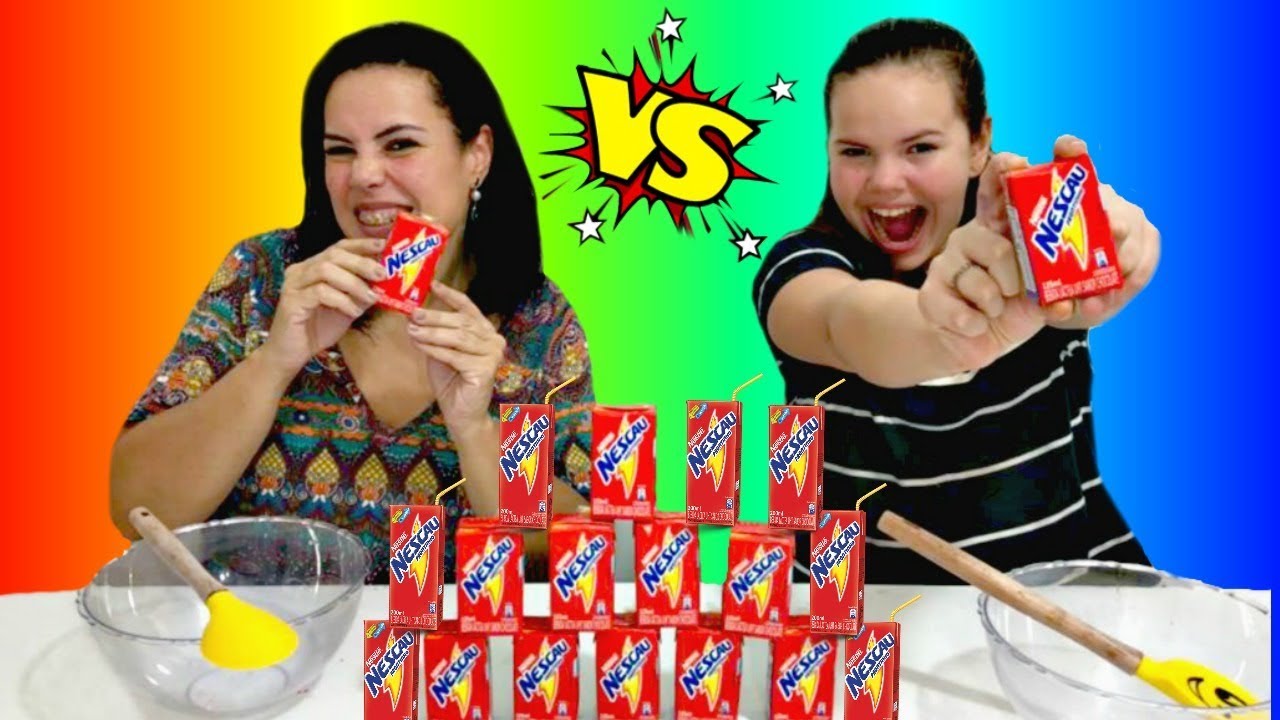 NÃO ESCOLHA O NESCAU ERRADO!! SLIME CHALLENGE