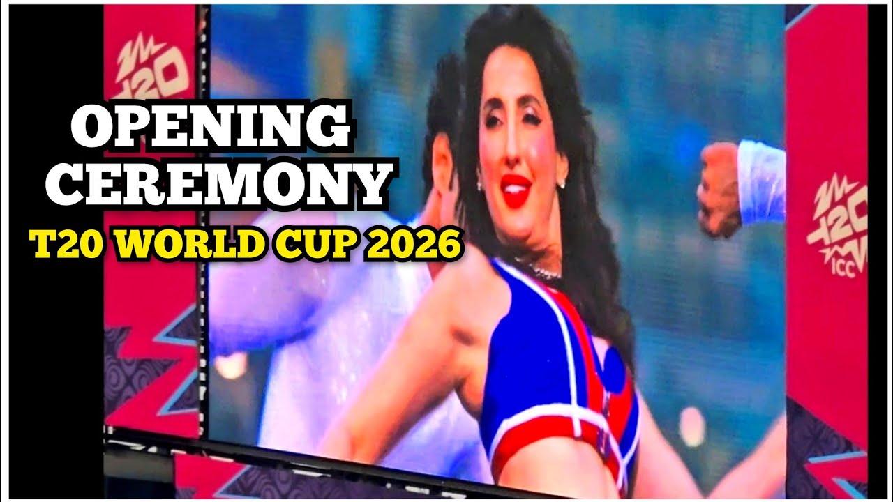 Men's T20 World Cup 2026 Opening Ceremony at Wankhede Stadium | Nora Fatehi & Badshah Performance