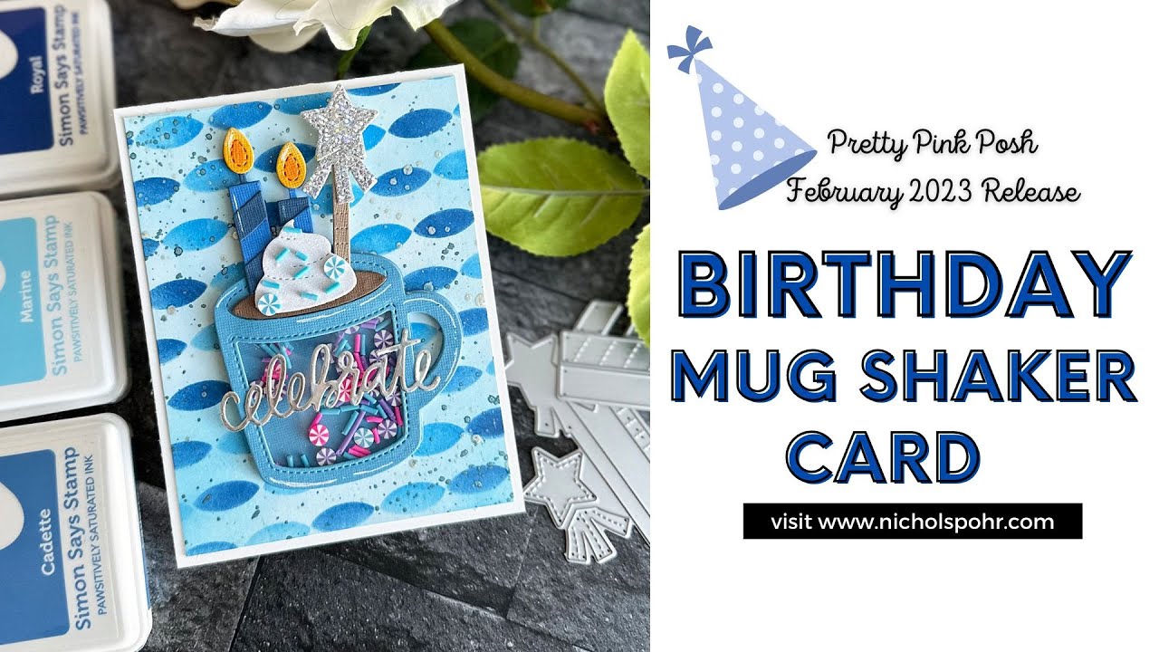 Birthday Mug Shaker Card (Pretty Pink Posh)