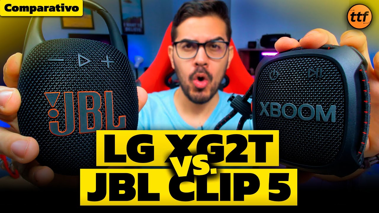 No Fio da NAVALHA 🔥 JBL Clip 5 vs. LG XBOOM Go XG2T - Comparativo