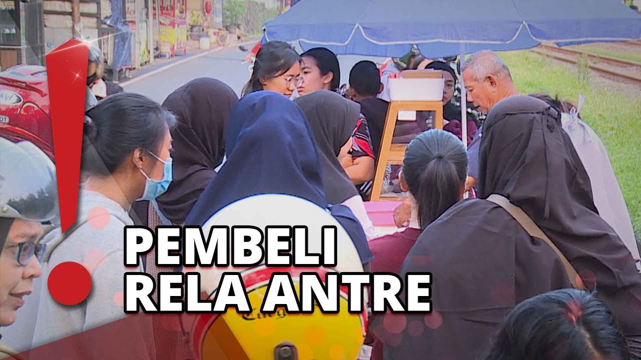 Lapak Kue Kekinian di Pinggir Rel Bintaro Viral, Harganya Murah
