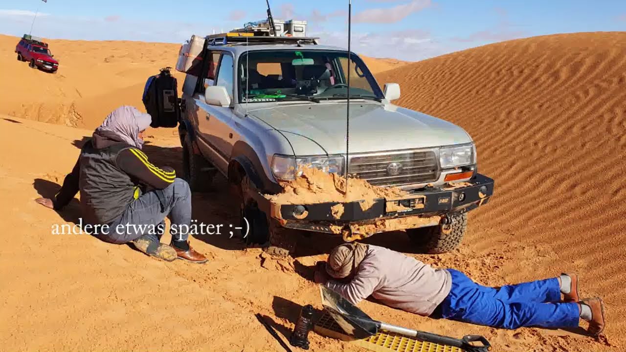 Tunesien Dunes Nov23 mit Landcruiser HDJ80