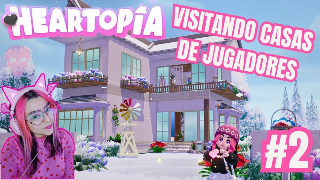 VISITANDO CASAS DE JUGADORES #2 | HEARTOPIA 💗🦇 JESSY GAMEPLAYS 💀🖤
