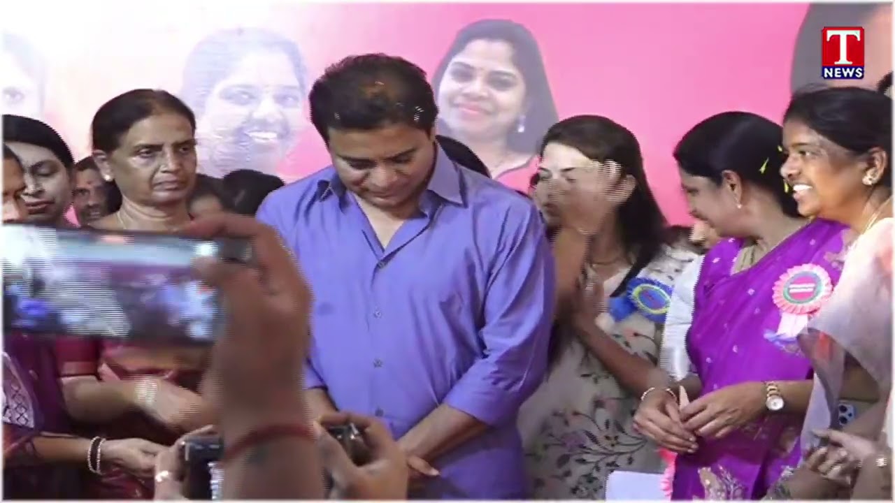 KTR Launches Song, Celebrates Women’s Day with Cake Cutting | TNews