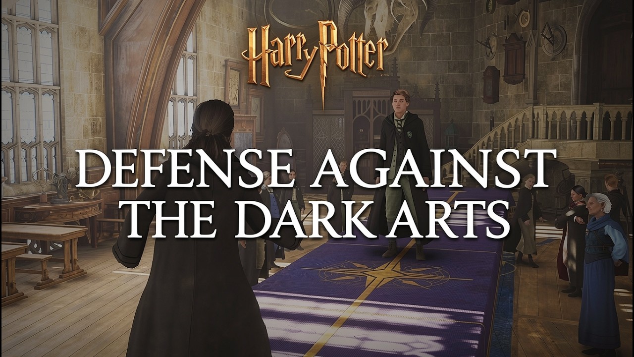 Defense Against the Dark Arts | Ambient Sounds - Practising spells & Studying | Hogwarts Legacy