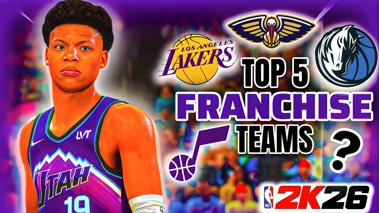 Top 5 BEST Teams to Rebuild in NBA 2K26 MyNBA Franchise Mode! (Part One)