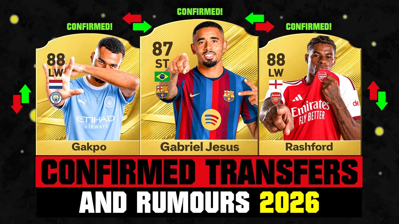 FIFA 27 | NEW CONFIRMED TRANSFERS & RUMOURS! 🚨🔥 ft. Gabriel Jesus, Gakpo, Rashford... etc