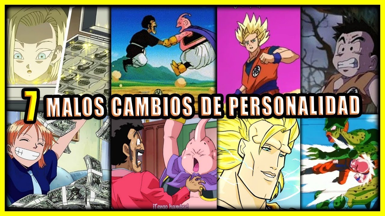 7 CAMBIOS DE PERSONALIDADES EN PERSONAJES DE DRAGON BALL SUPER | ANZU361