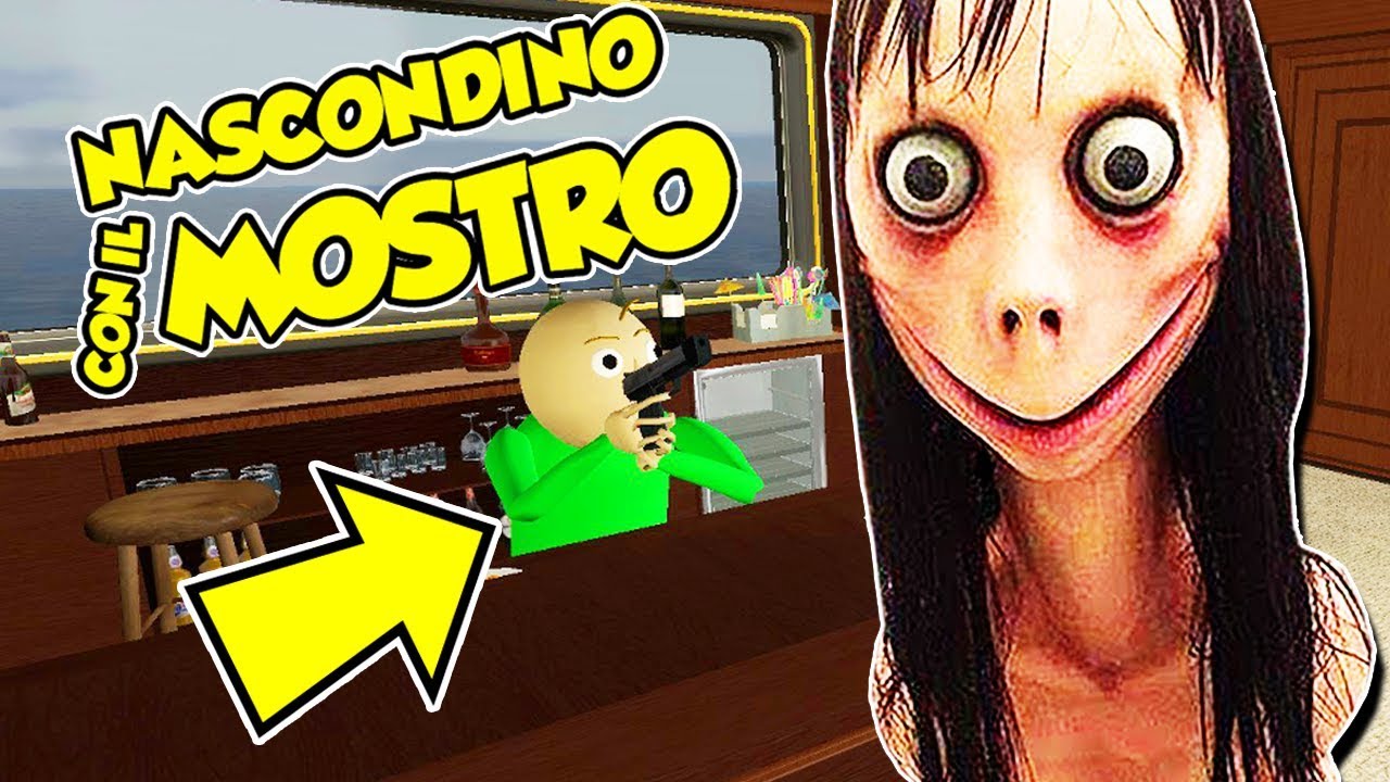 FUGA DA MOMO! - Gmod NASCONDINO con i MOSTRI