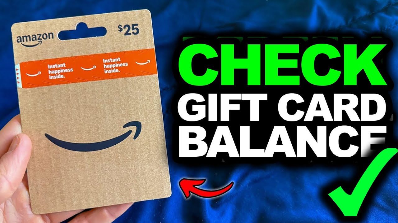 How To Check Physical Amazon Gift Card Balance Without Redeeming 2026 - Easy Guide!