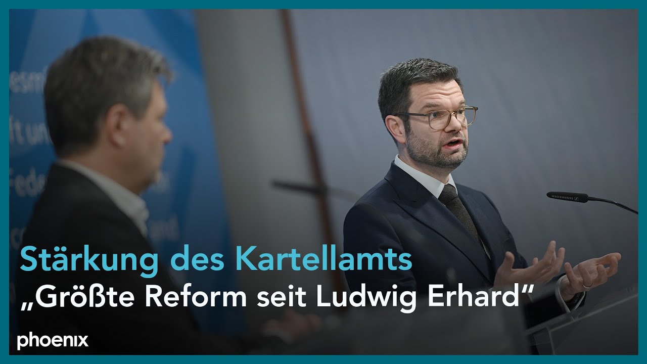 St&auml;rkung Kartellamt: Statements von Robert Habeck und Marco Buschmann