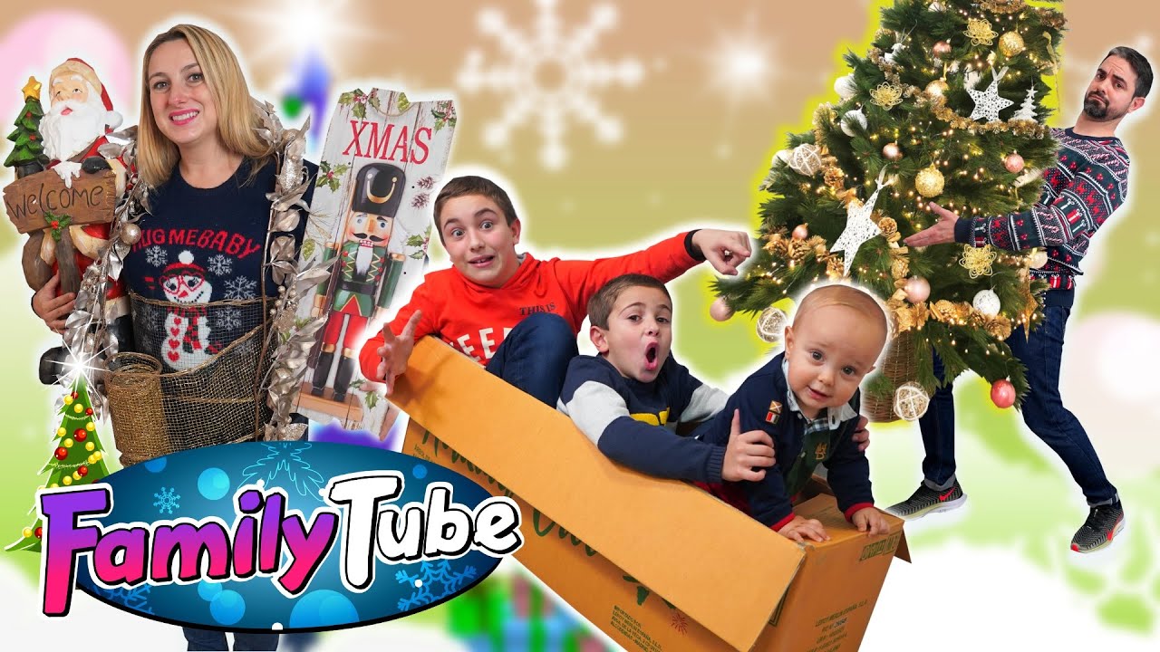 Reto Derrochadora Extrema Decoracion de Navidad 2020 en Familia