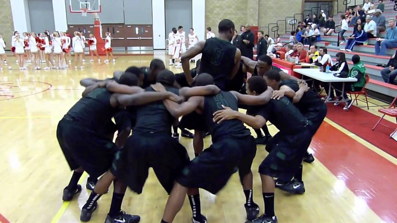 Lincoln Hornets pregame basketball routine