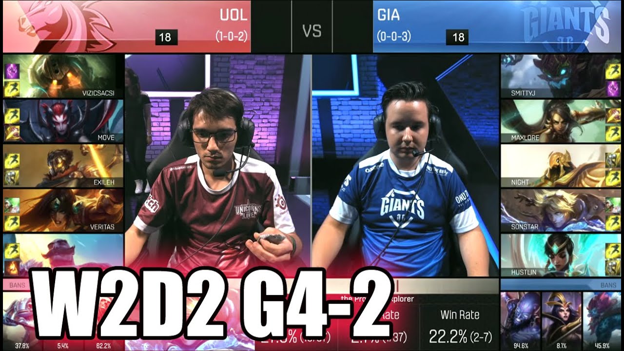 GIANTS vs Unicorns of Love | Game 2 S6 EU LCS Summer 2016 Week 2 Day 2 | GIA vs UOL G2 W2D2 1080p