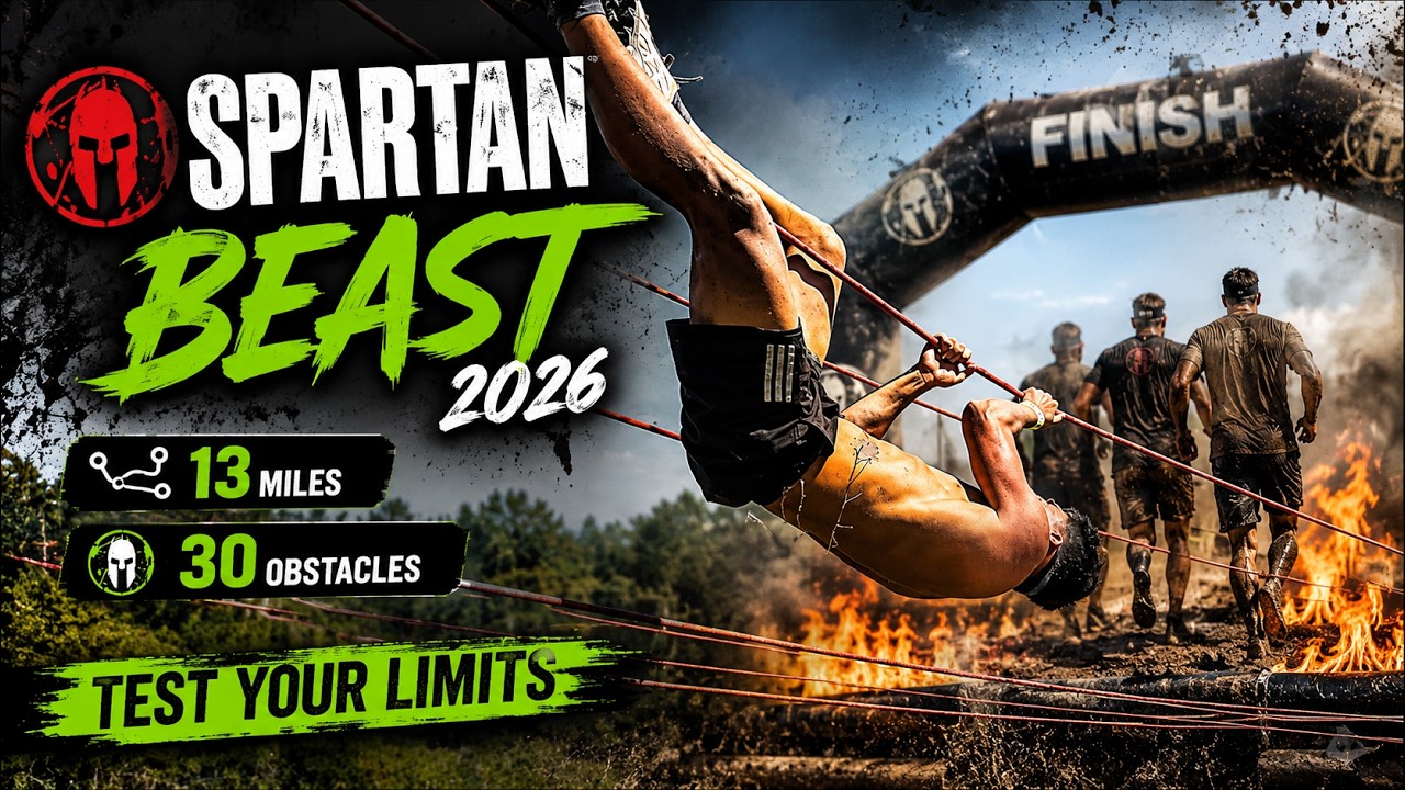 BEAST MODE! | 2026 Spartan Beast Race in Cat Spring, Texas | 30 Obstacles to Tackle