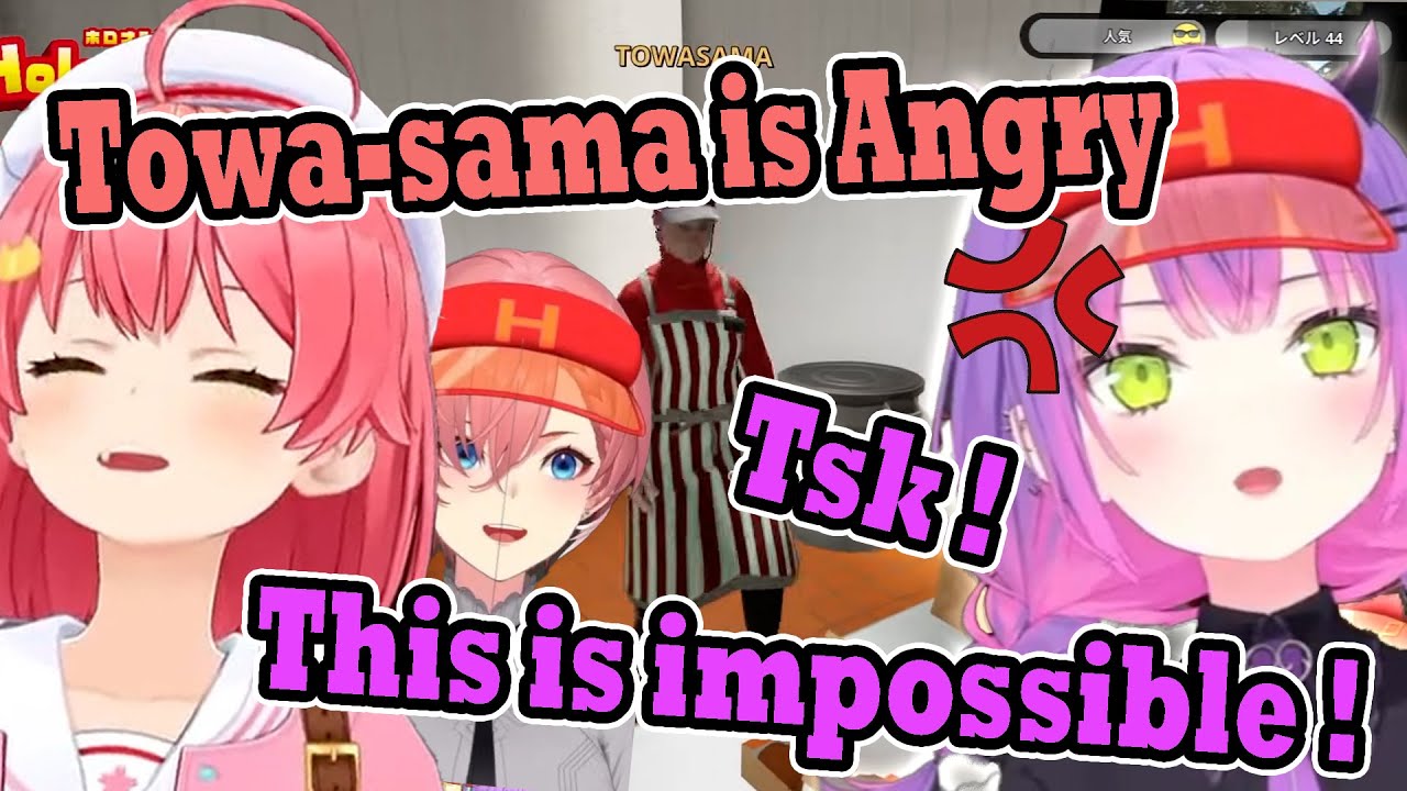 Miko sent Towa-sama to handle the Nightmare Drive-thru, but Towa nearly lost it in the end