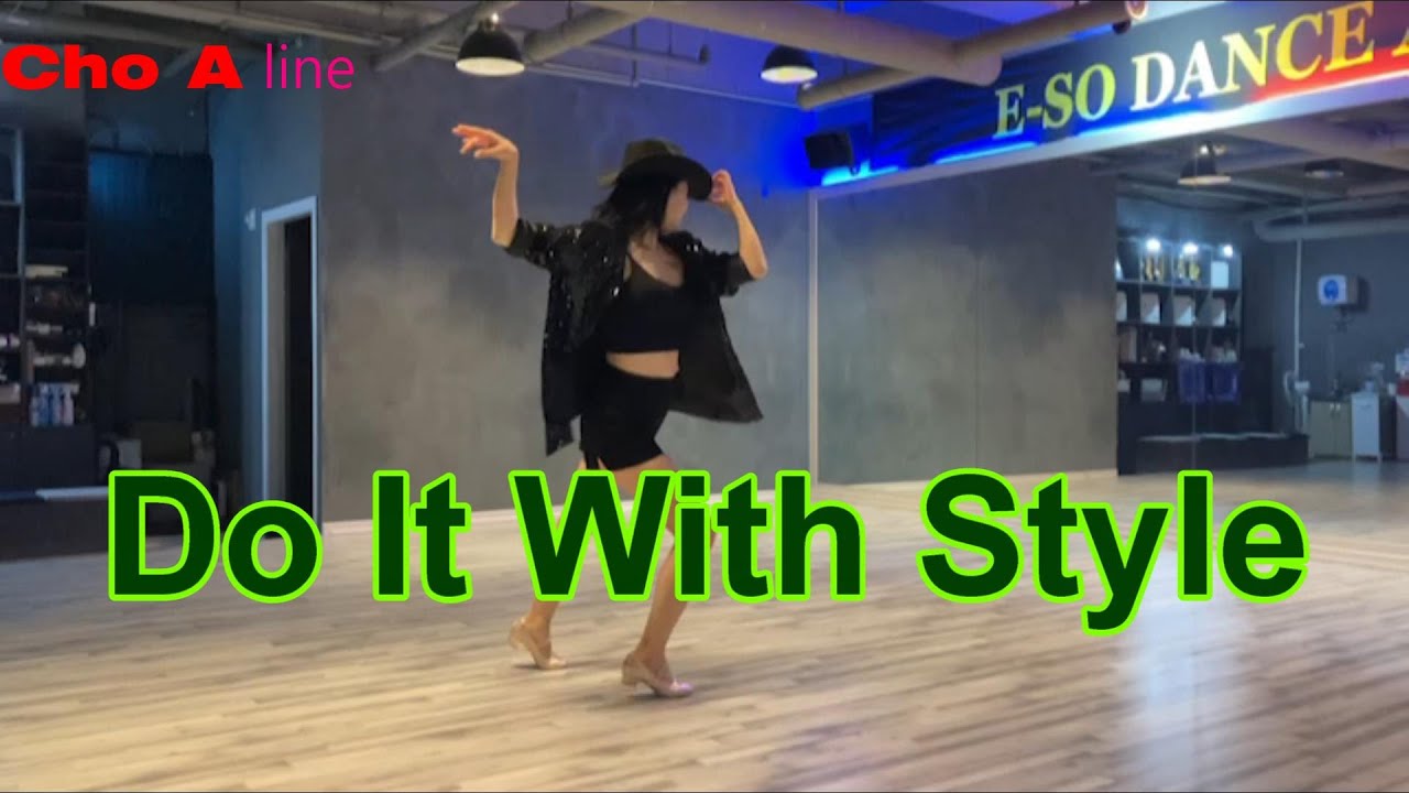 [ChoA line] Do It With Style line dance l Demo l High Beginner l 두잇위드스타일ㅣDanger Twins  l 인천송도라인댄스