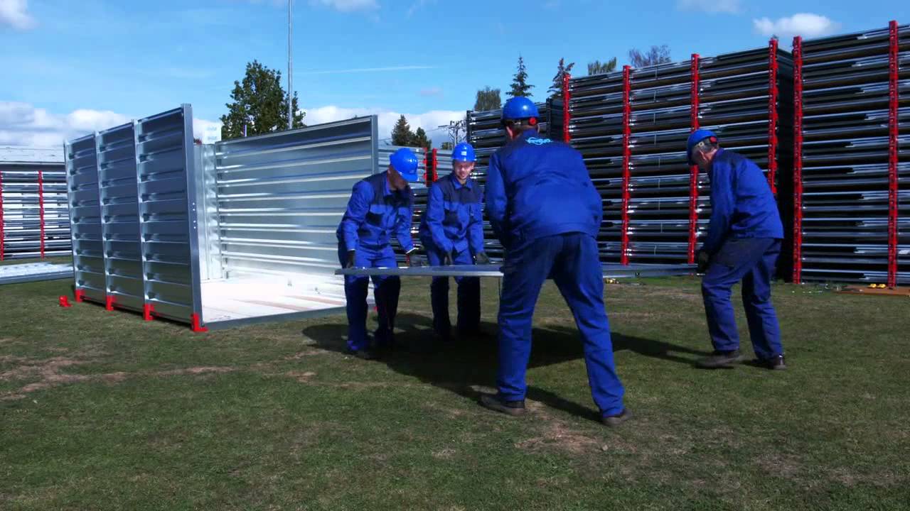 Anleitung für Montage von Lagercontainer und Baucontainer von LagercontainerXXL