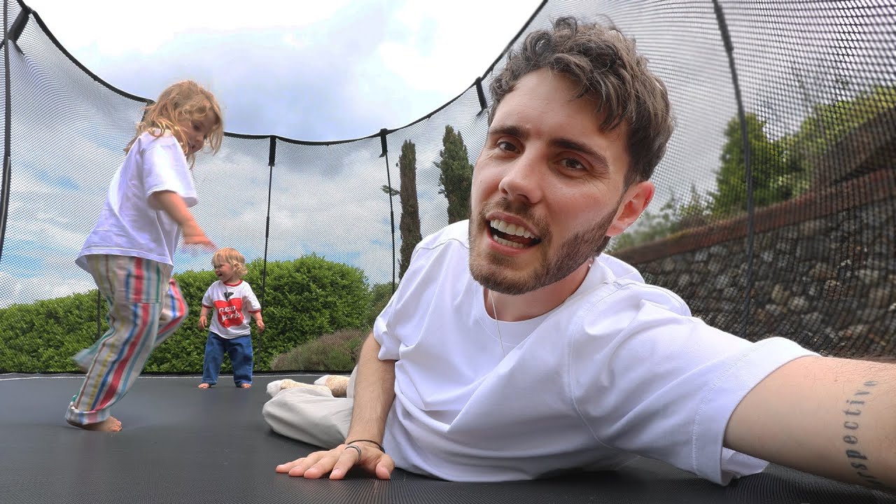 Building Our New Trampoline & Holiday Try On Clothing Haul