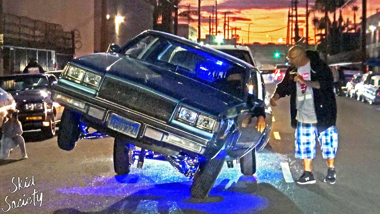 Lowrider Cruise! Downtown Los Angeles, California!