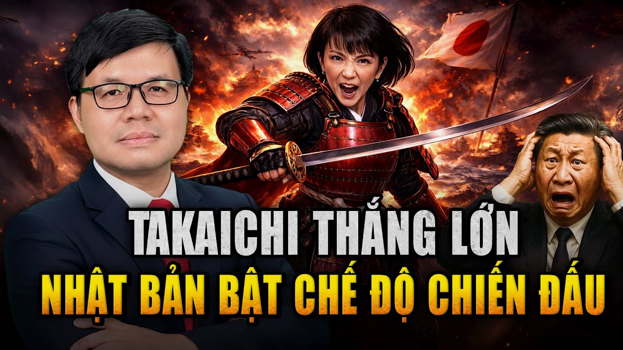 Takaichi Sanae Thắng Lớn: Nhật Bản Kích Hoạt Chế Độ Siêu Quyền Lực – Eo Biển Đài Loan Rung Chuyển?