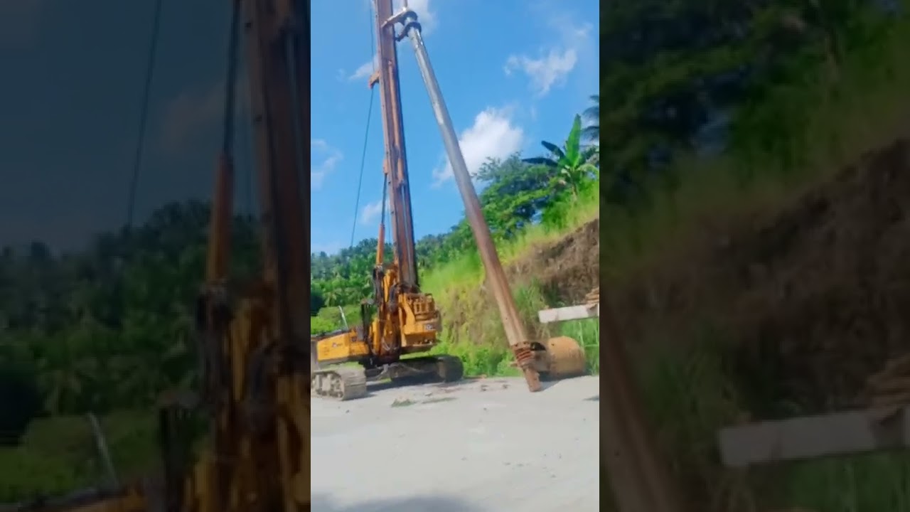 UNINSTALLED BORE WHOLE MACHINE #heavyequipment  #Nelson Ogang25