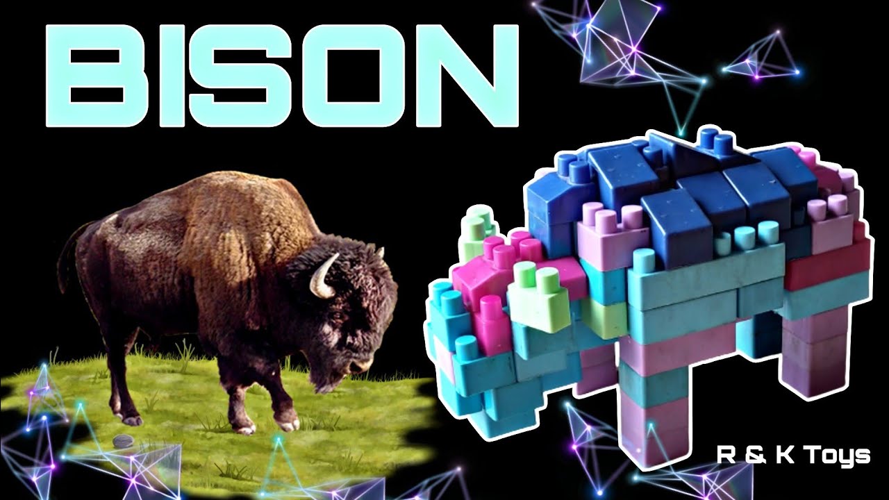 How to Make a Bison From Lego || Tutorial Animal Lego