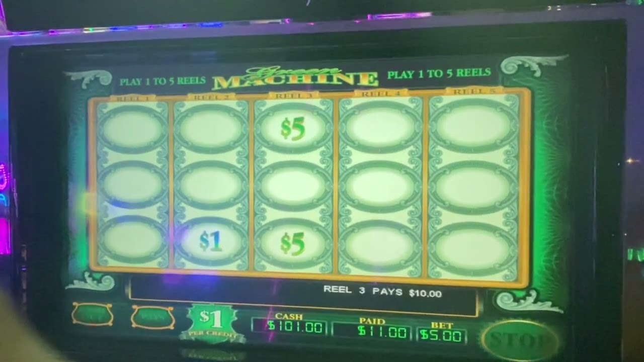Empire City Casino | Green Slot Machine