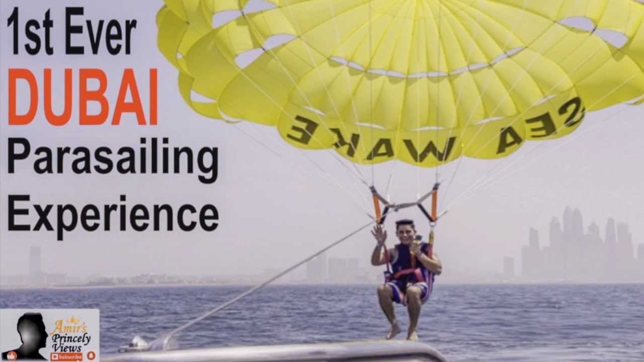 1st Ever Dubai Parasailing Experience | Welcoming Dubai Summer 2022 with Sea Wake Parasailing Crew