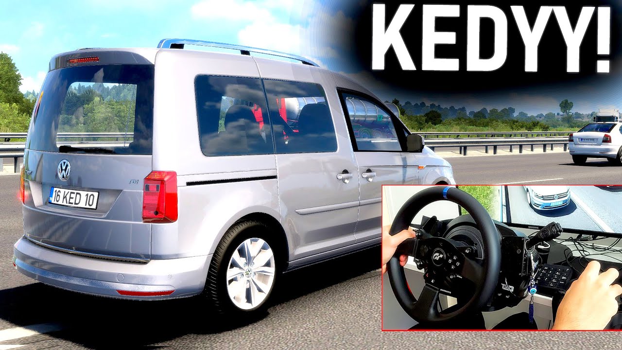 CADDY İLE MAKASLI YOLCULUK! (MİYAVVV) - VOLKSWAGEN CADDY MODU - ETS 2 T300RS GT