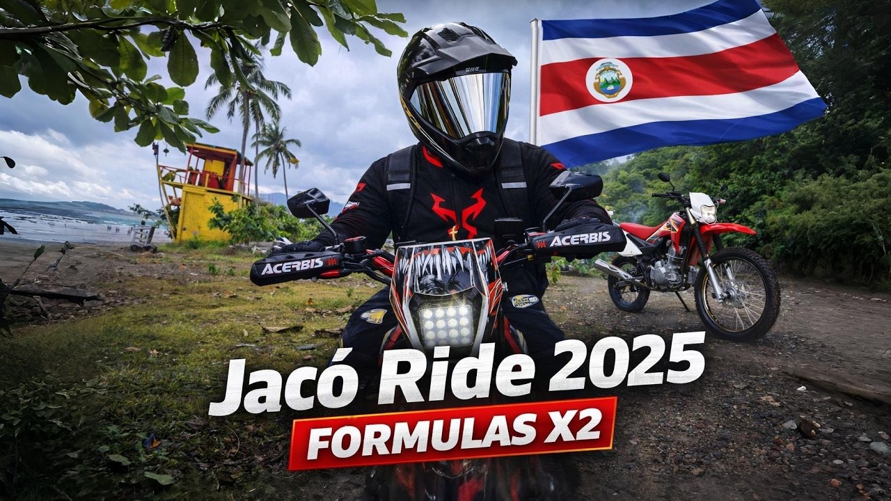 ¡Nos Fuimos a Jacó en las Formulas X2! 🏍️🌴 Ruta Tropical en Costa Rica