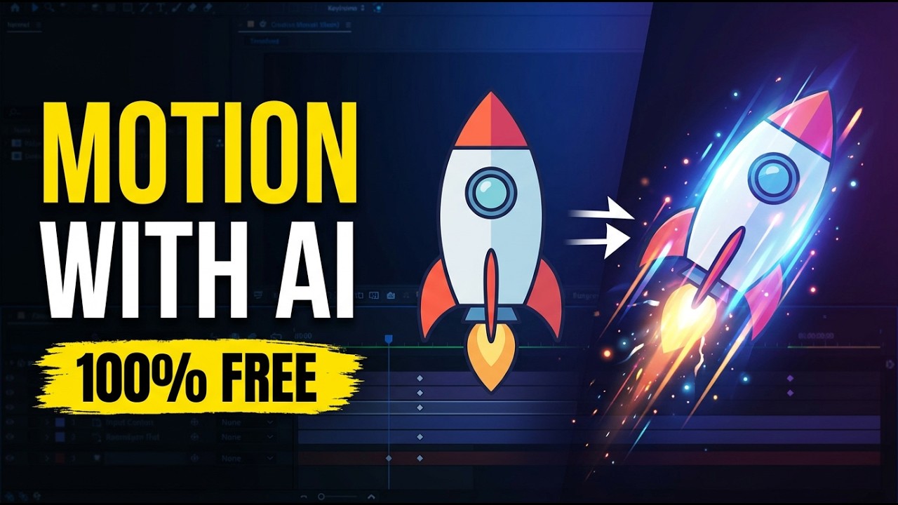 How To Create Motion Graphics With AI For FREE