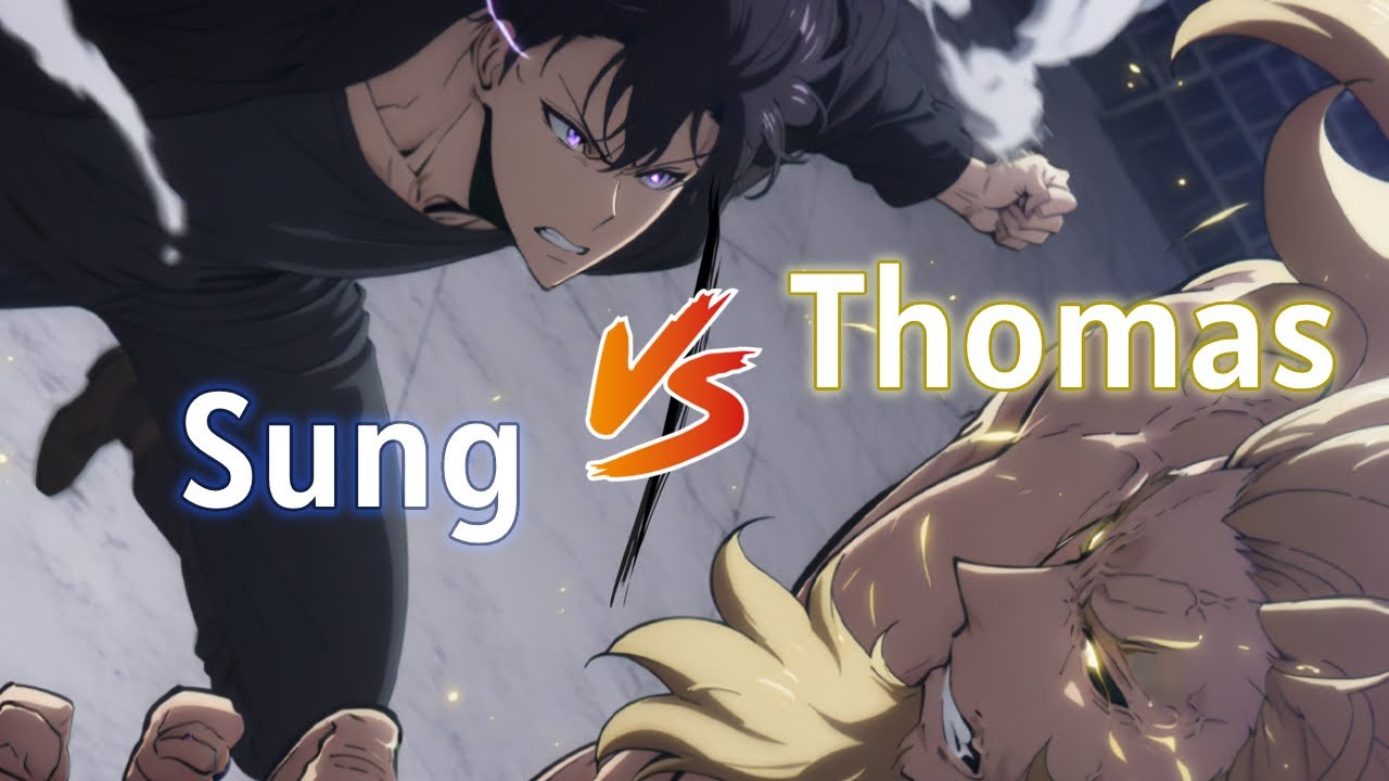 Solo Leveling Season 3 | Sung Jin Woo vs Thomas Andre Manhwa Animado