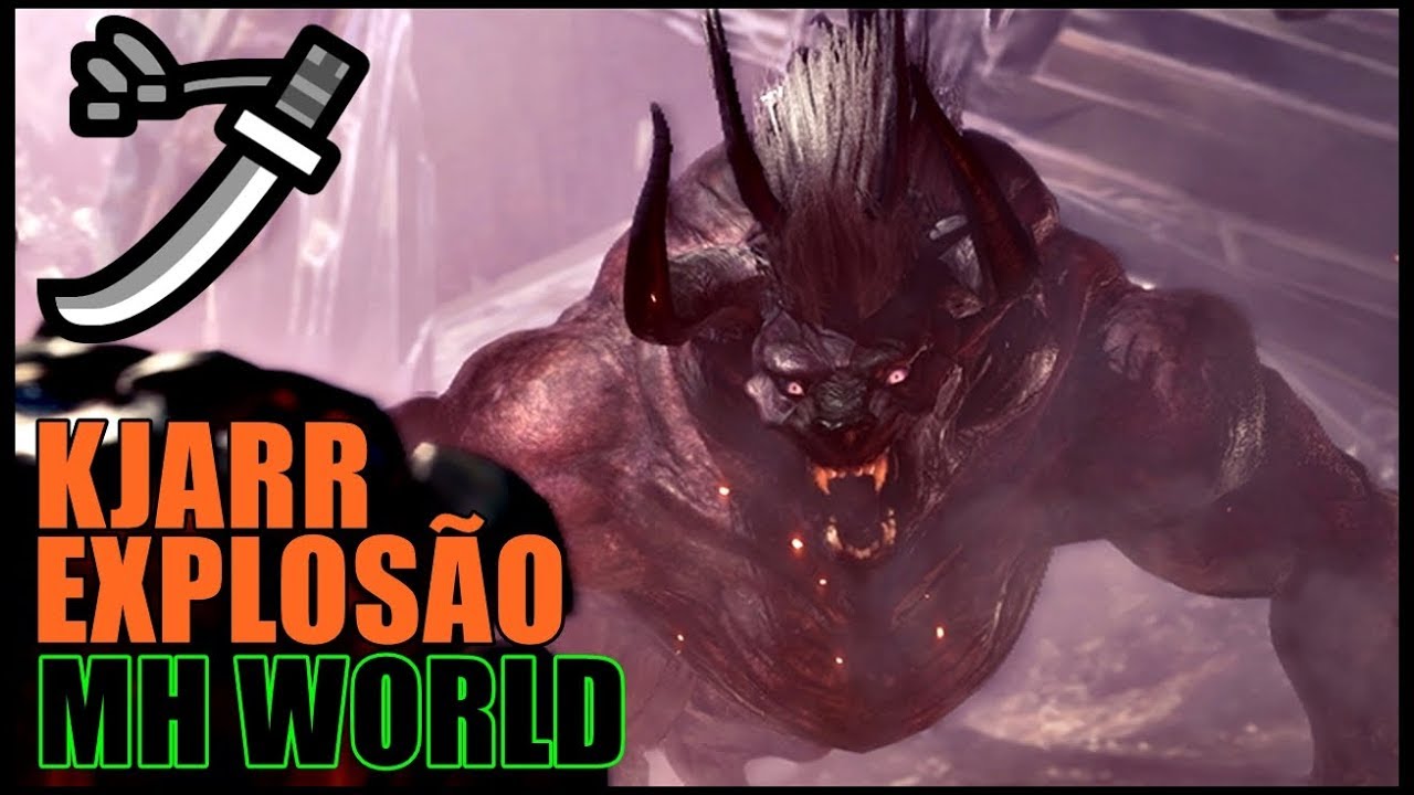 MHW - BEHEMOTH vs KJARR EXPLOS&Atilde;O (LONG SWORD KJARR BLAST).