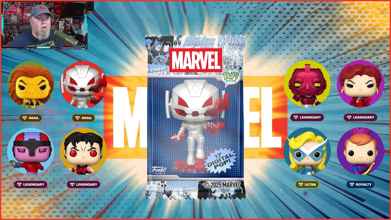 Opening 2 Packs of West Coast Avengers Funko Digital Pop! Series 1