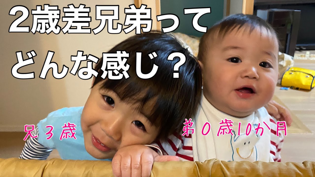 【男の子ママ】２人兄弟ってどんな感じ？とよく聞かれるので普段の様子を撮ってみました【２歳差育児】